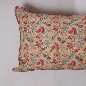 Sanganeri hand block print pillow covers (set of 2) 16