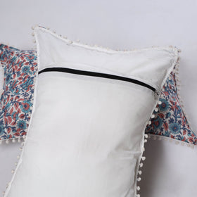 Sanganeri hand block print pillow covers (set of 2) 44