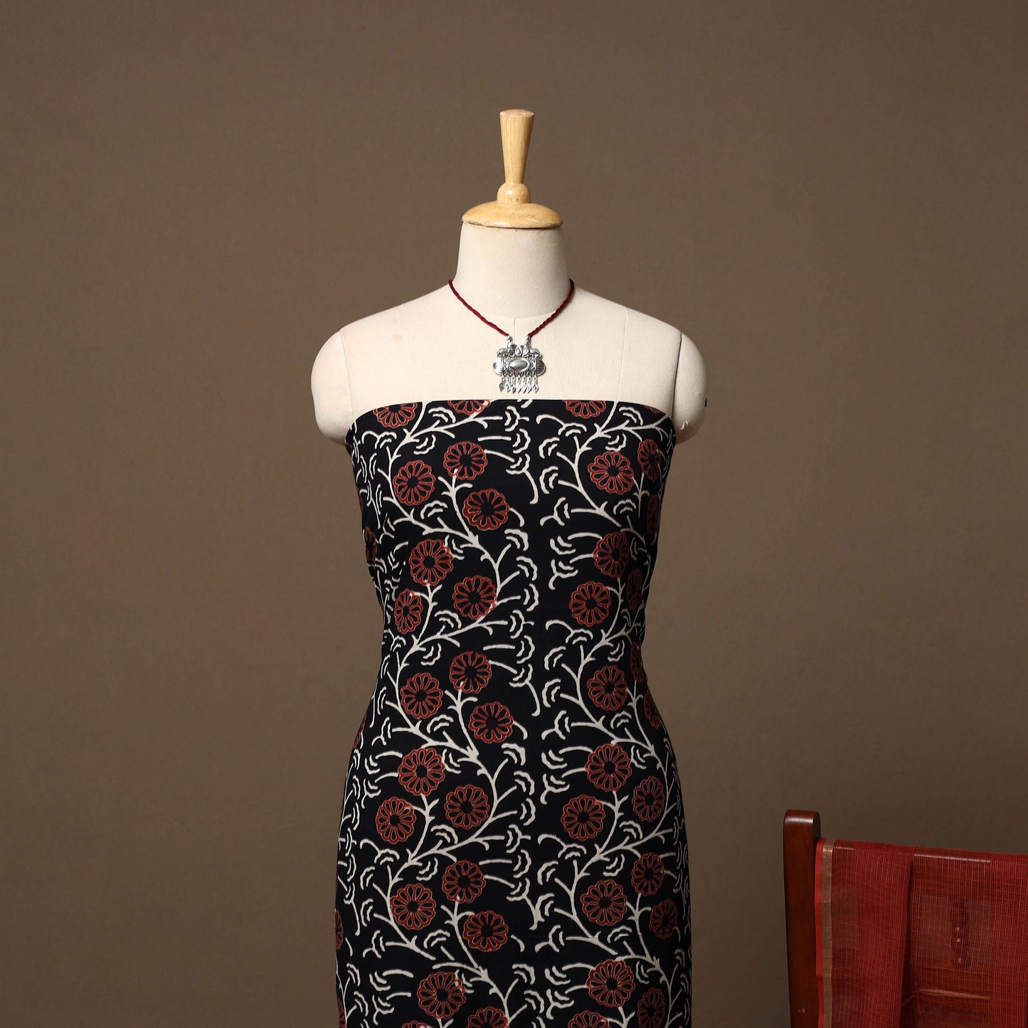 Sanganeri hand cotton 2pc unstitched dress material