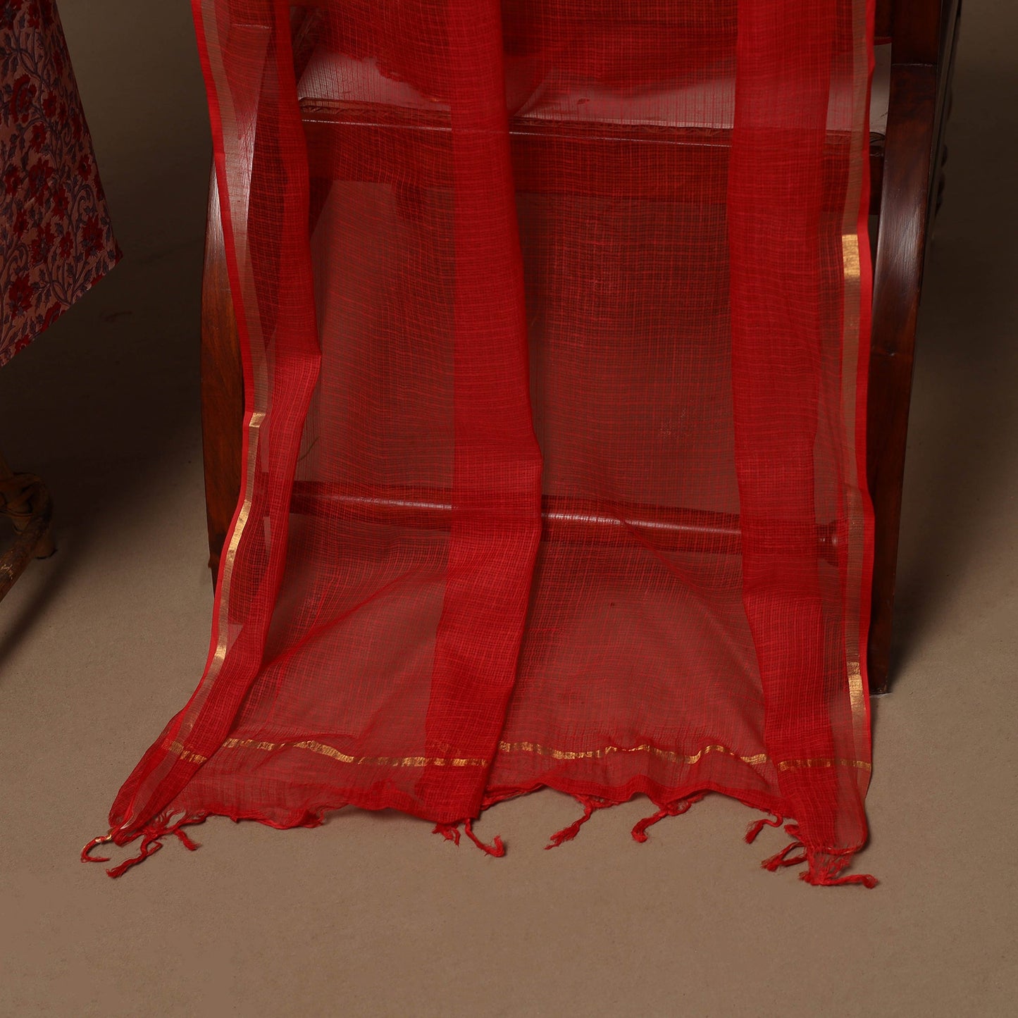 Sanganeri hand cotton 2pc unstitched dress material