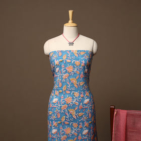 Sanganeri hand cotton 2pc unstitched dress material