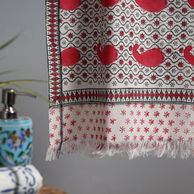 Sanganeri handloom towel 04 - handcrafted