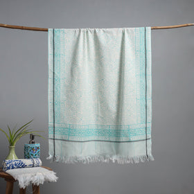 Sanganeri handloom towel 06 - handcrafted