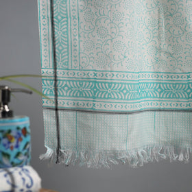 Sanganeri handloom towel 06 - handcrafted