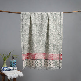 Sanganeri handloom towel 07 - handcrafted