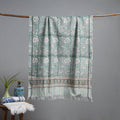 Sanganeri handloom towel 09 - handcrafted