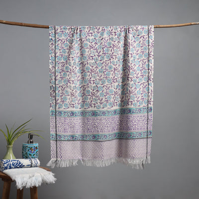Sanganeri handloom towel 11 - handcrafted