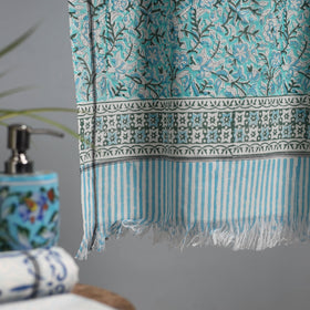 Sanganeri handloom towel 15 - handcrafted