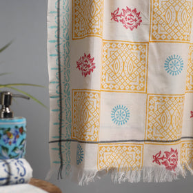 Sanganeri handloom towel 19 - handcrafted