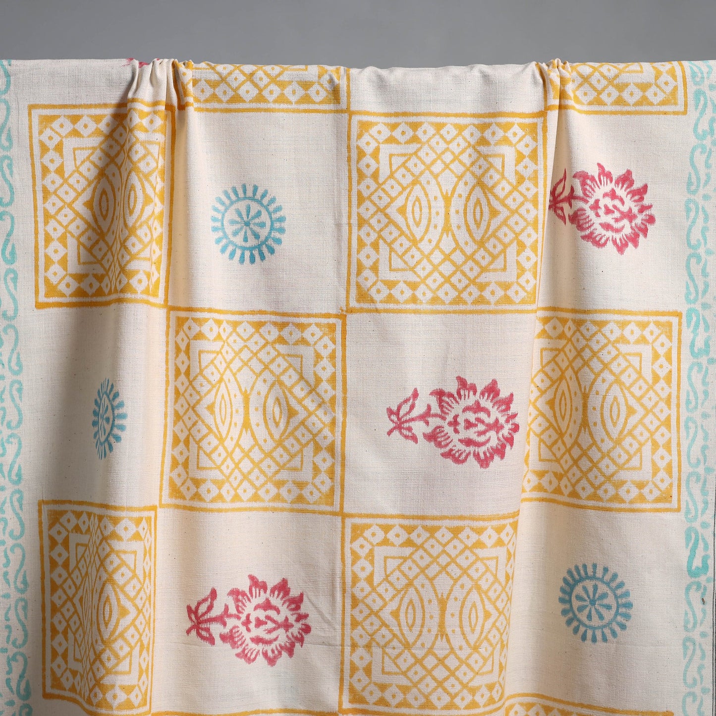 Sanganeri handloom towel 19 - handcrafted