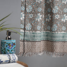 Sanganeri handloom towel 20 - handcrafted