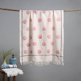Sanganeri handloom towel 21 - handcrafted