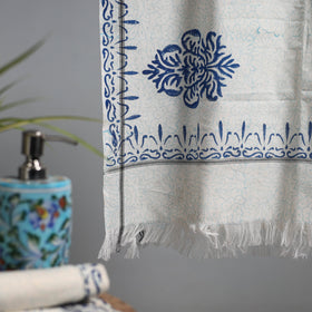 Sanganeri handloom towel 22 - handcrafted