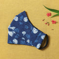  Sanganeri Block Printed Cotton 3 Layer Maska Snug Fit Face Cover 