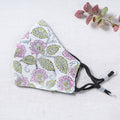  Sanganeri Block Printed Cotton 3 Layer Snug Fit Face Cover 