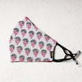  Sanganeri Block Printed Cotton Snug Fit Face Cover 