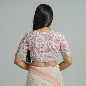 Buy Sanganeri Block Printed Cotton Stitched Blouse 20 Online at iTokri.com