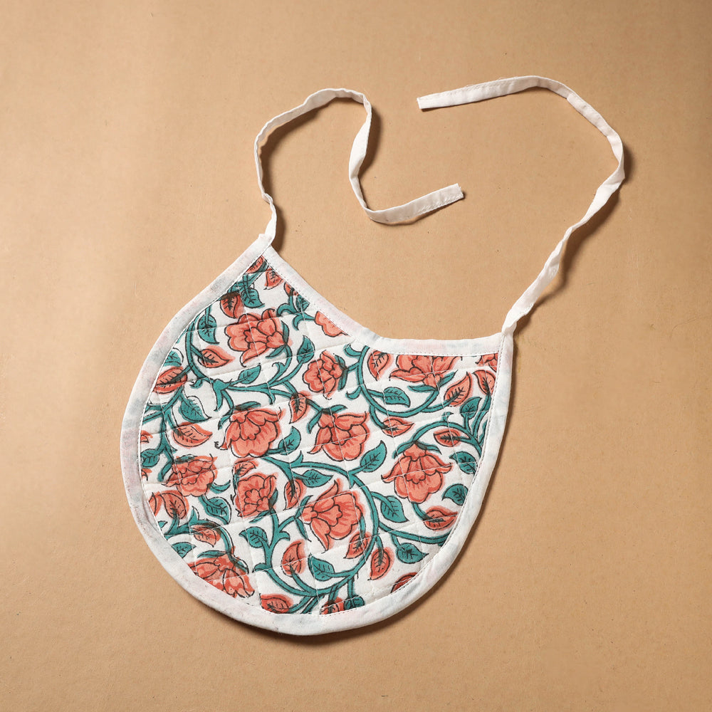 Buy Sanganeri Block Printing Cotton Baby Bib 