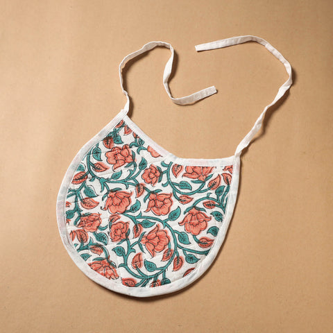 Buy Sanganeri Block Printing Cotton Baby Bib 