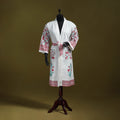 Sanganeri waffle weave handwoven bath robe 05 - handcrafted