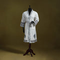 Sanganeri waffle weave handwoven bath robe 13 - handcrafted