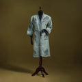 Sanganeri waffle weave handwoven bath robe 14 - handcrafted