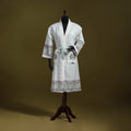 Sanganeri waffle weave handwoven bath robe 19 - handcrafted