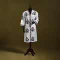 Sanganeri waffle weave handwoven bath robe 26 - handcrafted