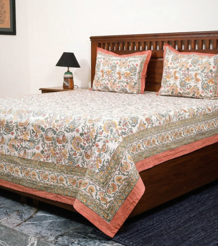 Sanganeri Bedsheet Sets