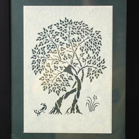  Sanjhi Paper Cut Artwork with Fiber Frame by Vijay Soni  Online in India at iTokri.com 