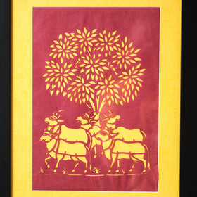  Sanjhi Paper Cut Artwork with Fiber Frame by Vijay Soni  Online in India at iTokri.com 