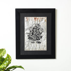  Sanjhi Paper Cut Gold-Silver Foil Artwork with Frame by Vijay Soni Online in India at iTokri.com 