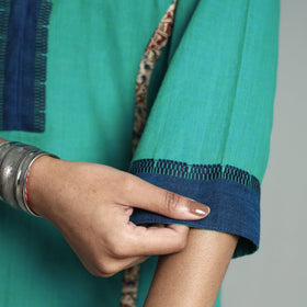 Buy Dharwad Cotton Kurta with Kalamkari Patchwork Online at iTokri.com
