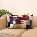 Set of 2 patchwork pillow covers 11 - handcrafted