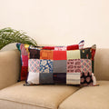 Set of 2 patchwork pillow covers 14 - handcrafted