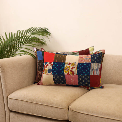 Set of 2 patchwork pillow covers 28 - handcrafted