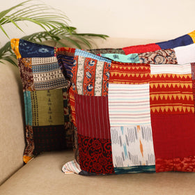 Set of 2 patchwork pillow covers 59 - handcrafted
