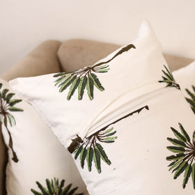 Set of 2 sanganeri cotton pillow covers 128 - handcrafted