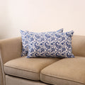 Set of 2 sanganeri cotton pillow covers 130 - handcrafted