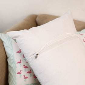 Set of 2 sanganeri cotton pillow covers 132 - handcrafted