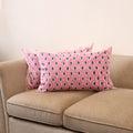 Set of 2 sanganeri cotton pillow covers 123 - handcrafted