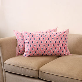 Set of 2 sanganeri cotton pillow covers 123 - handcrafted
