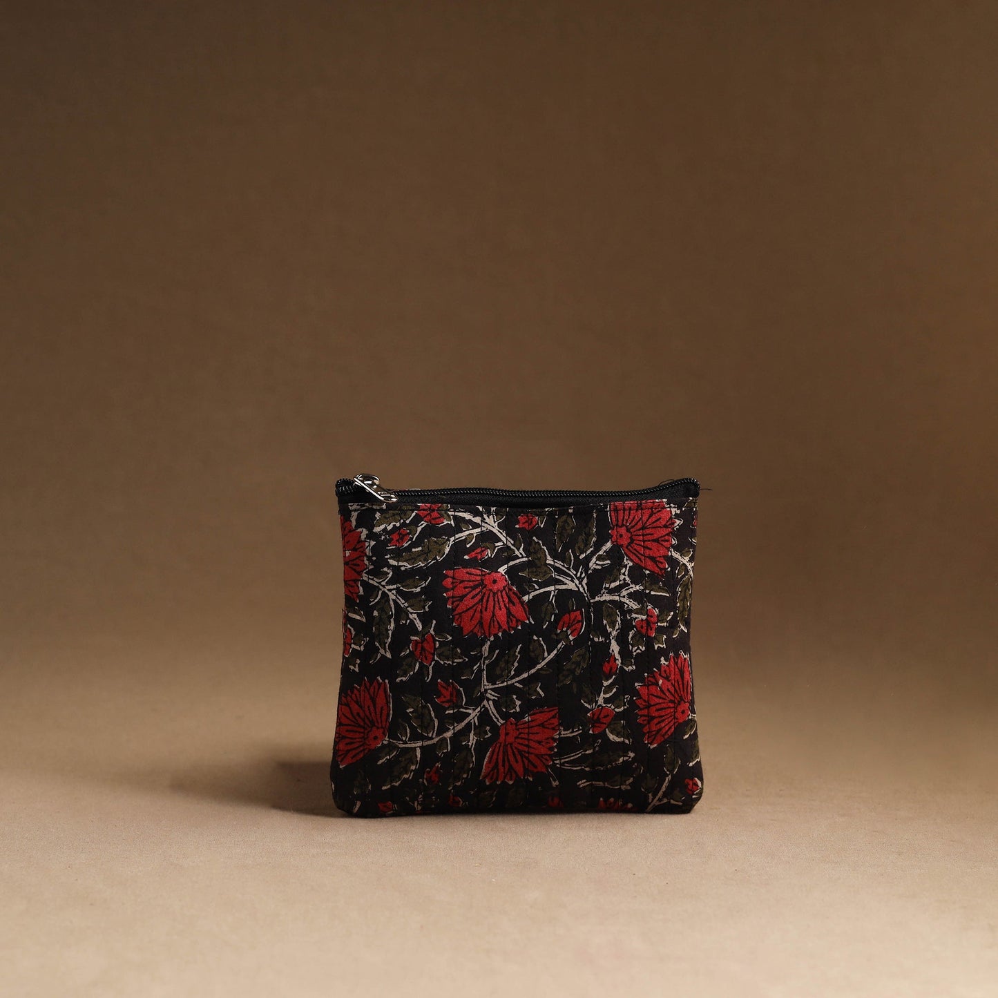 Set of 3 - handmade cotton utility pouches 24 - handcrafted