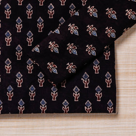  Black Hand Block Prints Cotton Table Napkin