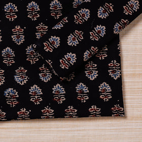  Black Hand Block Prints Cotton Table Napkin 