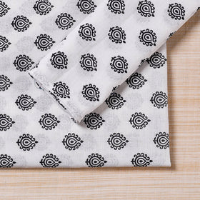  White Hand Block Printed Cotton Table Napkin