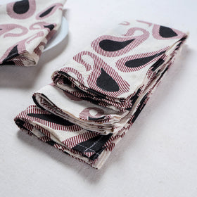  White Handmade Cotton Fabric Table Napkins