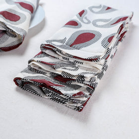  White Handmade Cotton Fabric Table Napkins 