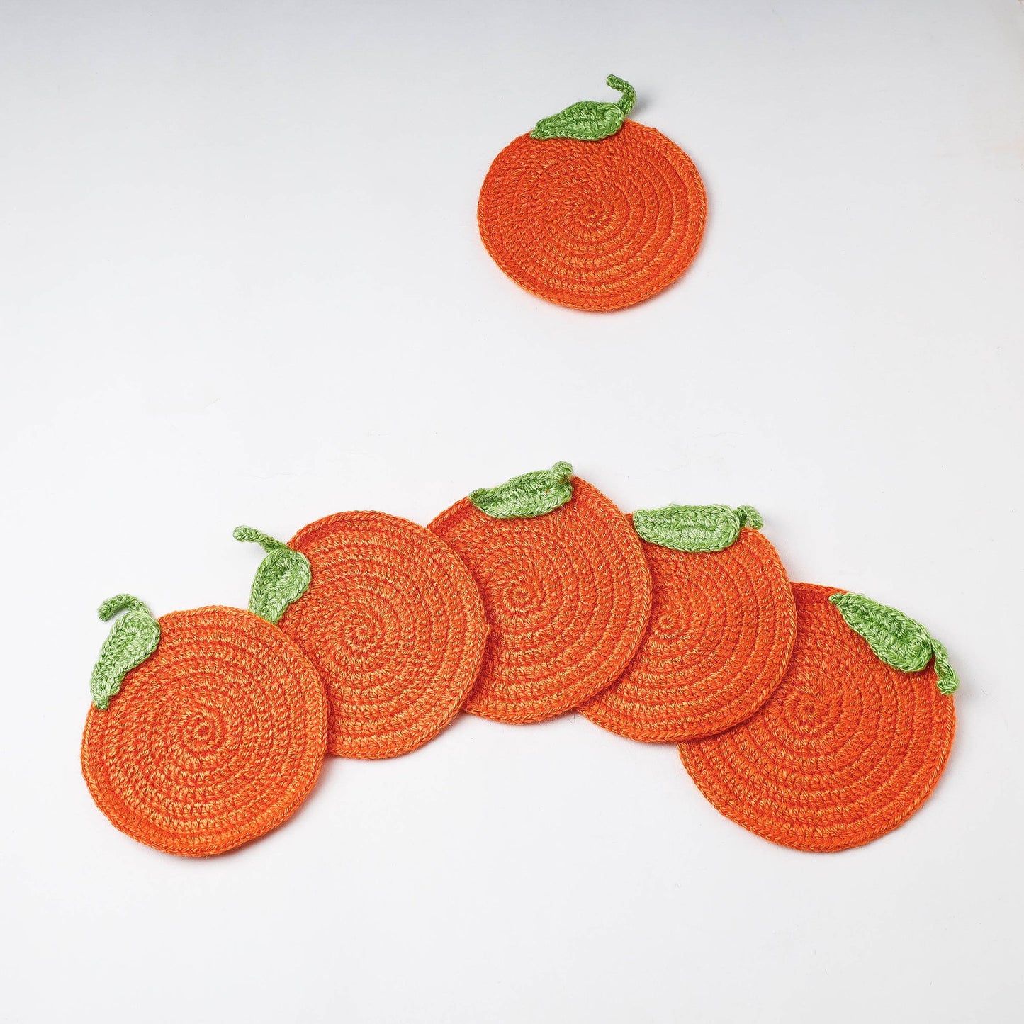  Set of 6 - Crochet Coasters by Purnima 