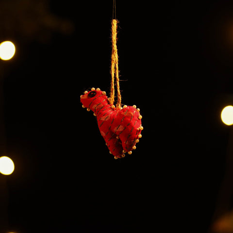  Buy Upcycled Thread & Beadwork X-Mas Decor Hanging